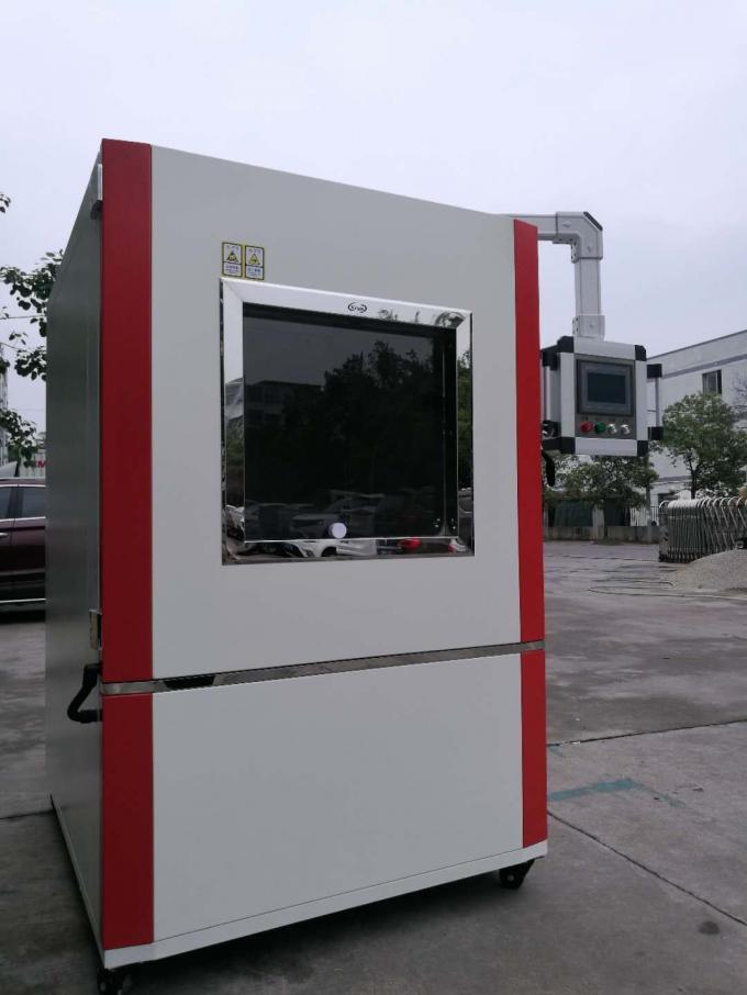 202# SSはタイプ塵の耐性検査の部屋の外的なサイズ1000*W1000*H1000mm 0を漏斗で注ぐ