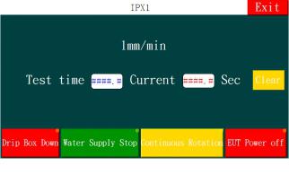 IPX1/IPX6スマートな給水および制御システムの防水試験装置0